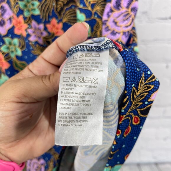 Attitudes by Renee Cardigan Tank Top 2 Pc Women Plus 3X Floral Knit Mesh Cover - Picture 8 of 16